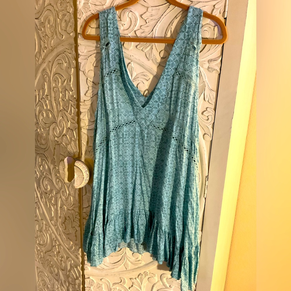 Free People Blue Dress Medium